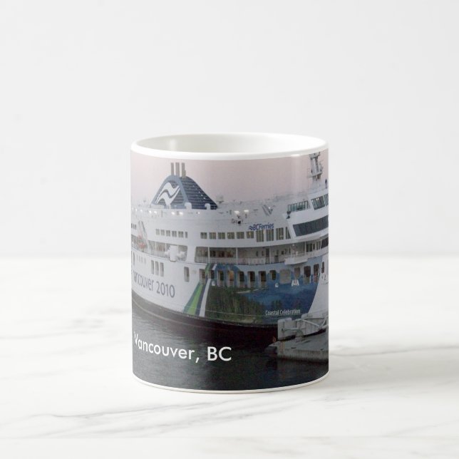 Vancouver, BC ferry souvenir coffee cup (Center)