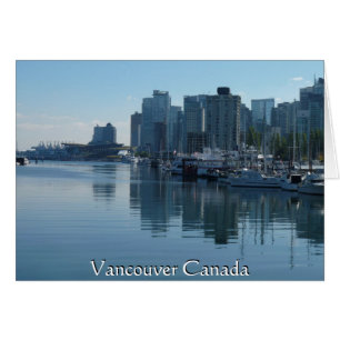 Vancouver BC Souvenir Cards Personalised Vancouver