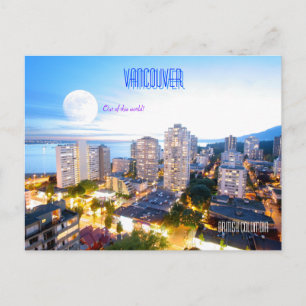 Vancouver, BC - vintage style Postcard