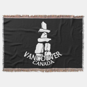 Vancouver Blanket Vancouver Inukshuk Souvenir Gift