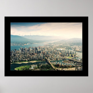 Vancouver (Bordered) Poster