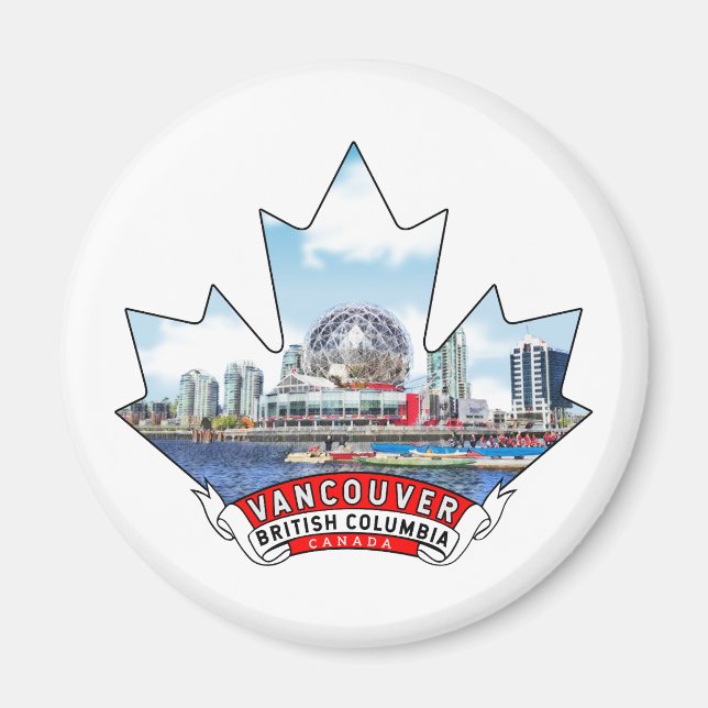 Vancouver, British Columbia Canada Magnet (Front)
