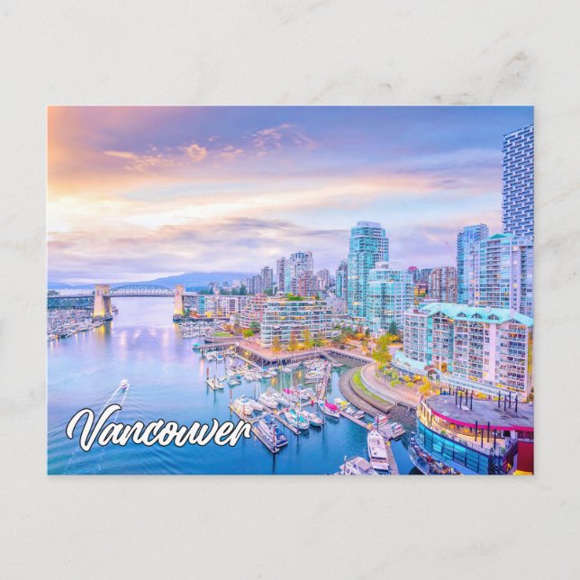 Vancouver, British Columbia, Canada Postcard (Front)