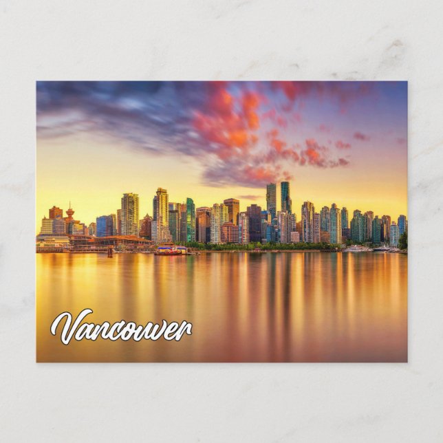 Vancouver, British Columbia, Canada Postcard (Front)