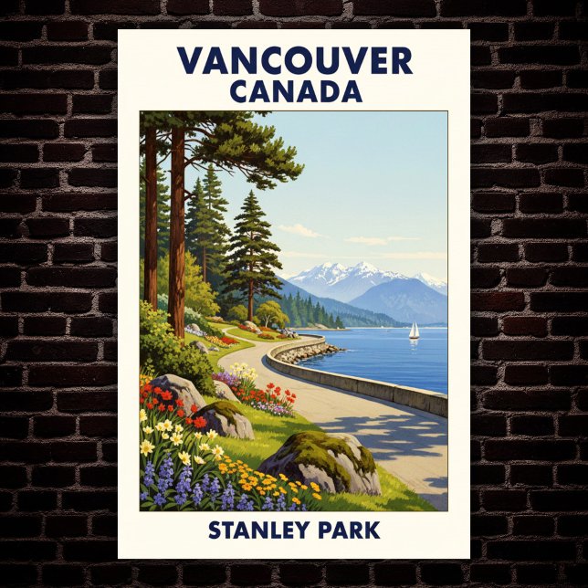 Vancouver, Canada: 1960s Vintage Travel Poster (Creator Uploaded)