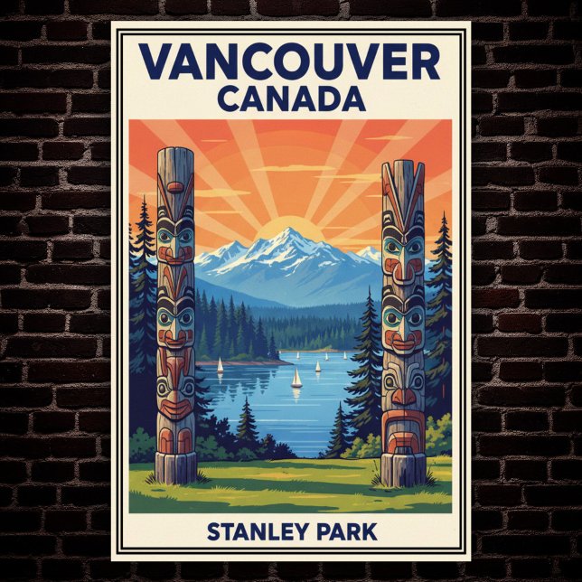 Vancouver, Canada: 1960s Vintage Travel Poster (Creator Uploaded)