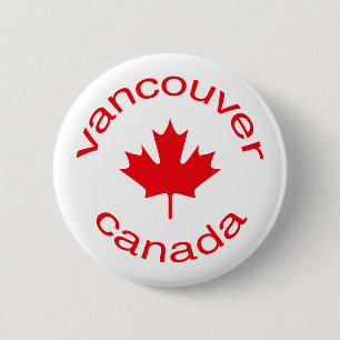 Vancouver Canada 6 Cm Round Badge
