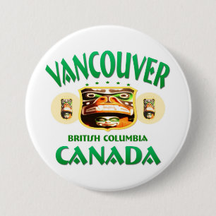 Vancouver Canada 7.5 Cm Round Badge