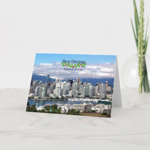Vancouver Canada Christmas Card