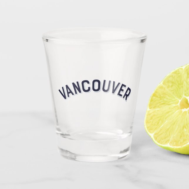 Vancouver, Canada Cities Bourton Base Shot Glass (Front)
