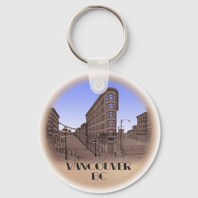 Vancouver Canada Key Chain Vancouver Souvenirs (Front)