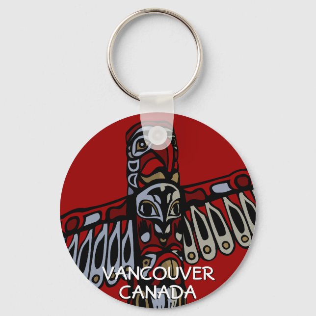 Vancouver Canada Key Chain Vancouver Souvenirs (Front)