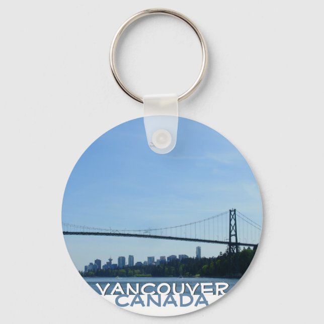 Vancouver Canada Key Chain Vancouver Souvenirs (Front)
