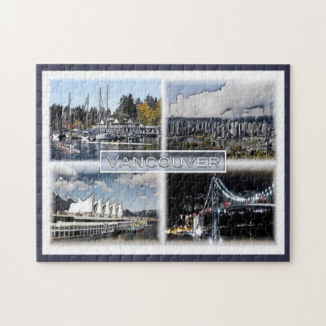 Vancouver - Canada - Mosaic - Jigsaw Puzzle (Horizontal)