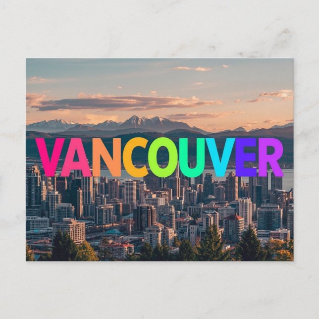 Vancouver canada postcard (Front)