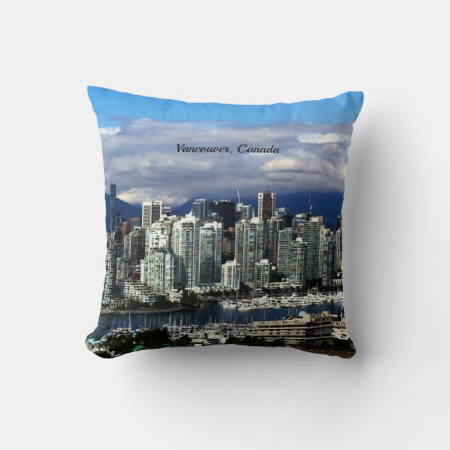 Vancouver, Canada skyline Cushion (Front)