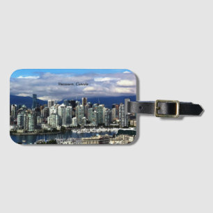 Vancouver, Canada skyline  Luggage Tag