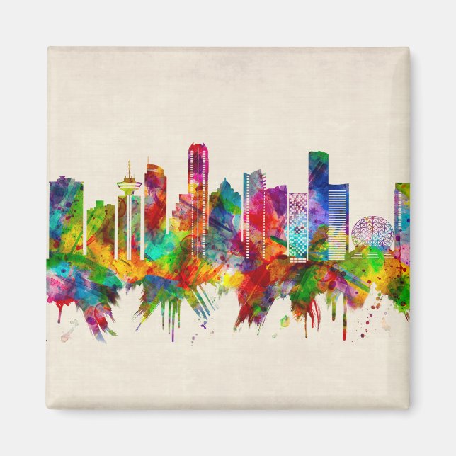 Vancouver Canada Skyline Magnet (Front)