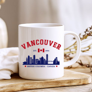 Vancouver Canada Skyline Mug Canadian City