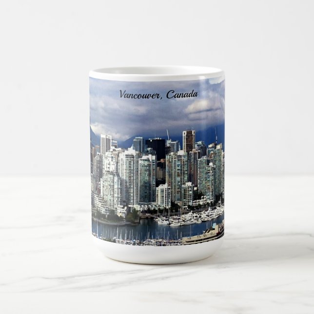 Vancouver, Canada skyline Square Coffee Mug (Center)