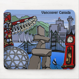 Vancouver Canada Souvenir Mousepad Vancouver Gifts