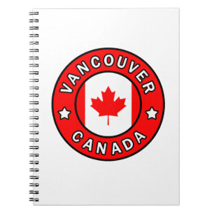 Vancouver Canada Spiral Notebook