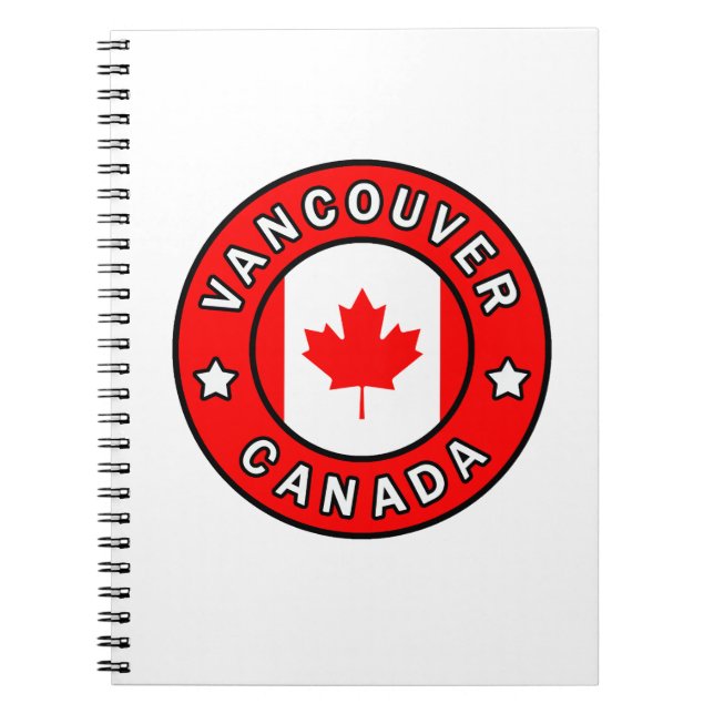 Vancouver Canada Spiral Notebook (Front)