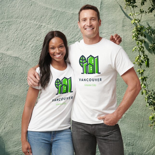Vancouver Canada Sustainable Green City T-Shirt (Creator Uploaded)