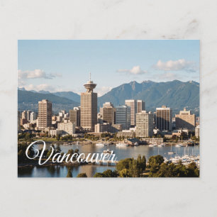 vancouver canada travel postcard
