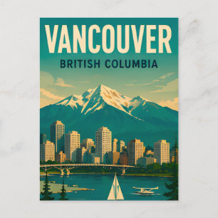 Vancouver Canada Travel Souvenir Postcard