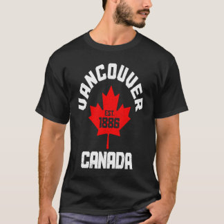Vancouver Est 1886 British Columbia Canada Canadia T-Shirt