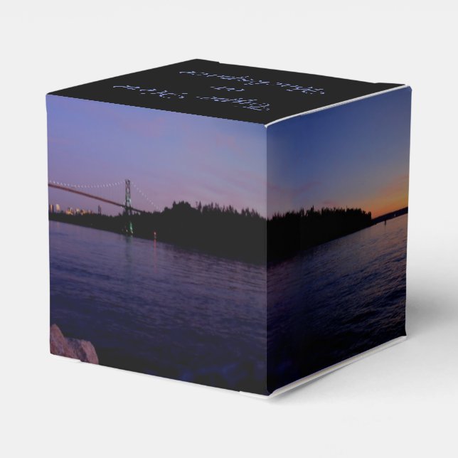 Vancouver Gift Box Personalised Sunset Gift Boxes (Back Side)