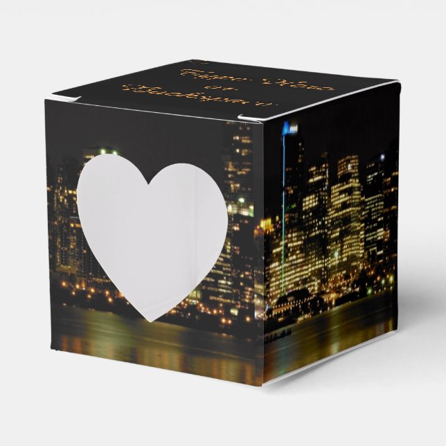 Vancouver Gift Box Romantic Personalised Boxes (Front Side)