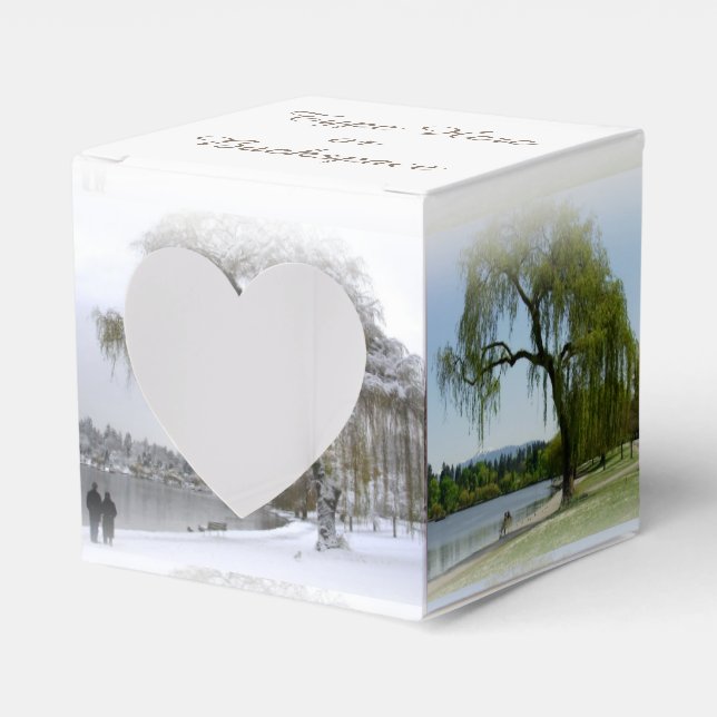 Vancouver Gift Box Romantic Personalised Boxes (Front Side)