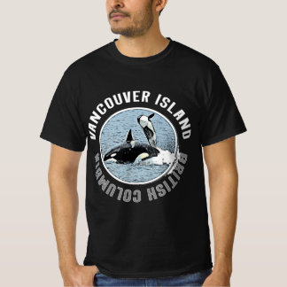 Vancouver Island BC Canada Orca Whales Adventure K T-Shirt