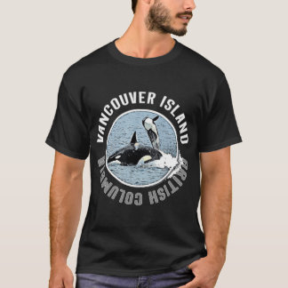 Vancouver Island BC Canada Orca Whales Adventure K T-Shirt
