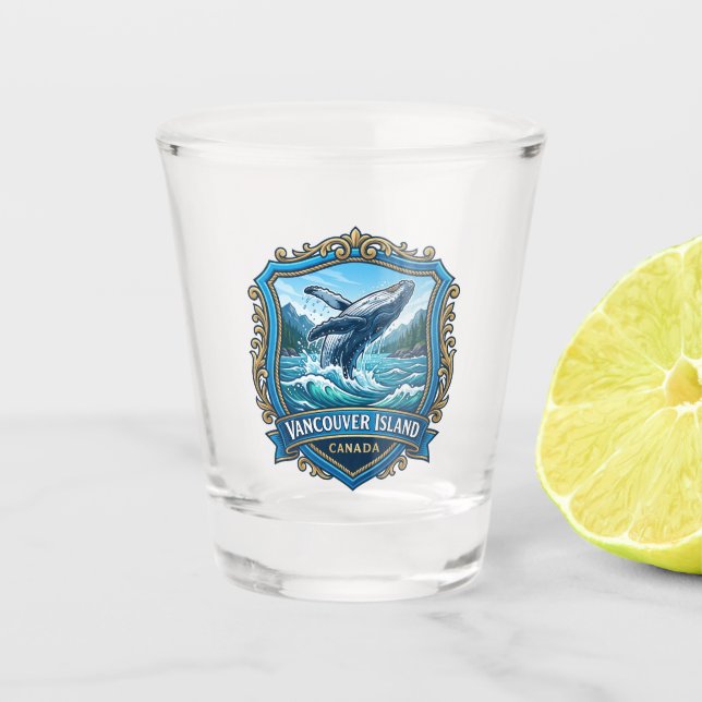 Vancouver Island Canada Shot Glass (Front)