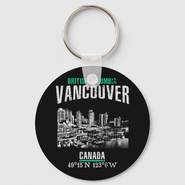 Vancouver Key Ring (Front)