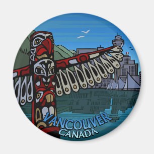 Vancouver Magnet Souvenir Magnet Buttons & Gifts