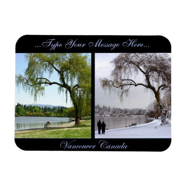 Vancouver Magnet Vancouver CN Personalised Magnet (Horizontal)