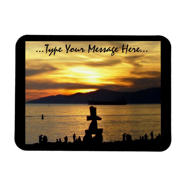 Vancouver Magnet Vancouver CN Personalised Magnet (Horizontal)