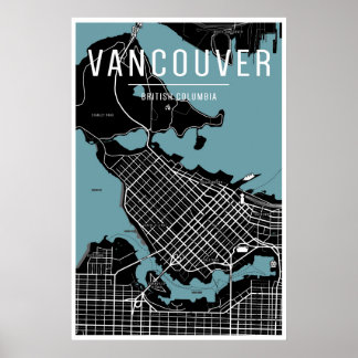 Vancouver Map Poster