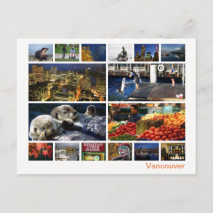 Vancouver multi-image 2 postcard
