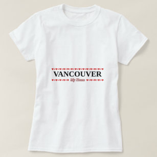 VANCOUVER - My Home (Pink & Red Hearts) T-Shirt