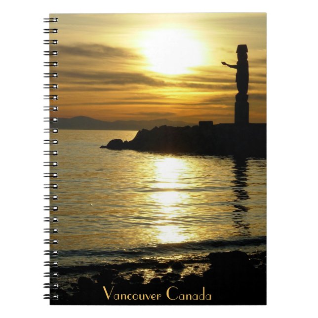 Vancouver Notebook Seascape Souvenir Journal (Front)