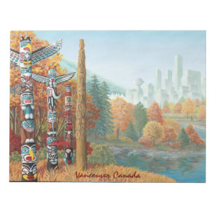 Vancouver Notepad Personalised Vancouver Souvenir