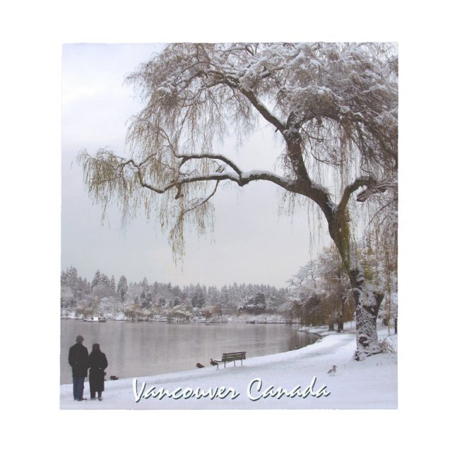 Vancouver Notepad Personalised Vancouver Souvenir (Front)