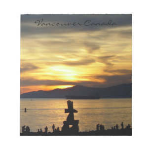 Vancouver Notepad Personalised Vancouver Souvenir
