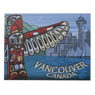 Vancouver Notepad Vancouver Landmarks Souvenir