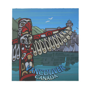 Vancouver Notepad Vancouver Native Art Souvenir